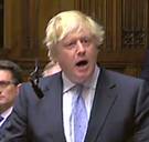 Langverwachte ontslagrede Boris Johnson verzandt in gebrek aan humor en herhaling van zetten