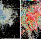 Deze kleurrijke wolk is eigenlijk een 110 kilometer brede golf vlinders