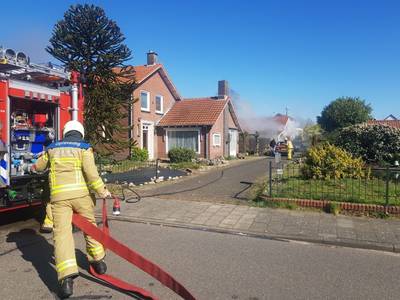 Veel rook bij schuurbrand in Silvolde