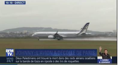 Kist met stoffelijk overschot Johnny Hallyday onderweg naar Sint Maarten