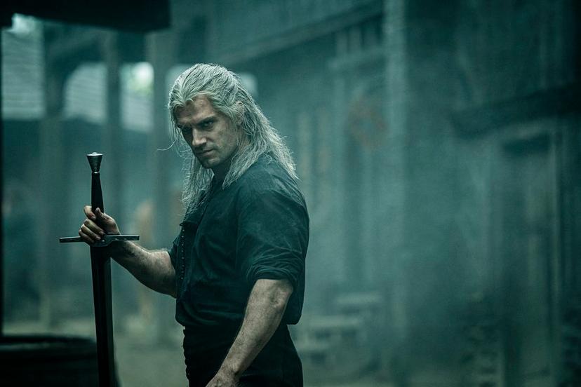 Henry Cavill als Geralt of Rivia in The Witcher op Netflix