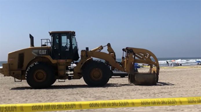 L'engin était utilisé dans le cadre de travaux de dragage