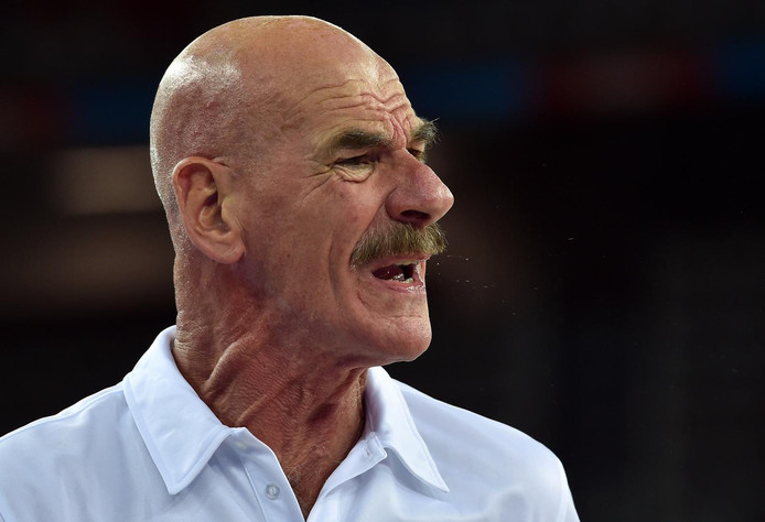 Bondscoach Toon van Helfteren.