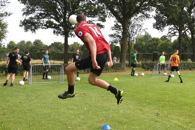Hapse Boys werkt zich zelfs tijdens de vakantie in het zweet