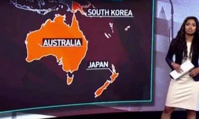 Une chaîne de télévision russe remplace la Nouvelle-Zélande par le Japon