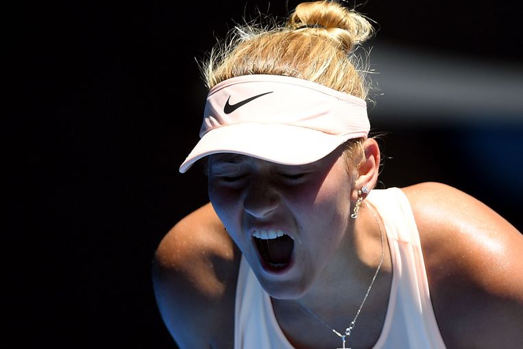 Vijftienjarige Kostyuk blijft maar verbazen, Wozniacki ...