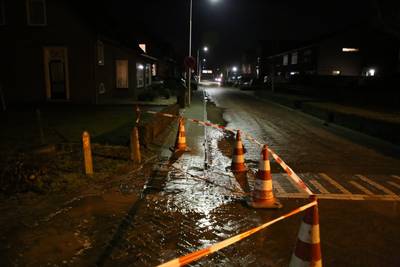 Leidingbreuk zorgt voor minder of geen waterdruk in Gendt