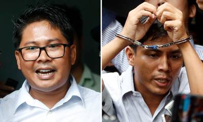 Rechtbank: hoger beroep prijswinnend journalistenduo Myanmar afgewezen