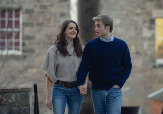 Netflix onthult eerste beelden van William en Kate in ‘The crown’