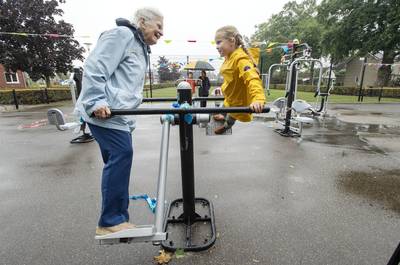 Nieuwe speelplek in Goor werkt als een magneet
