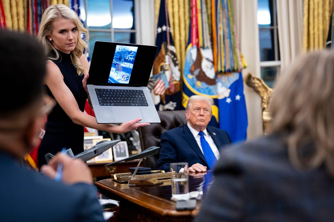 Wie is Natalie Harp, de vrouw met de printer die Trump wakker houdt?