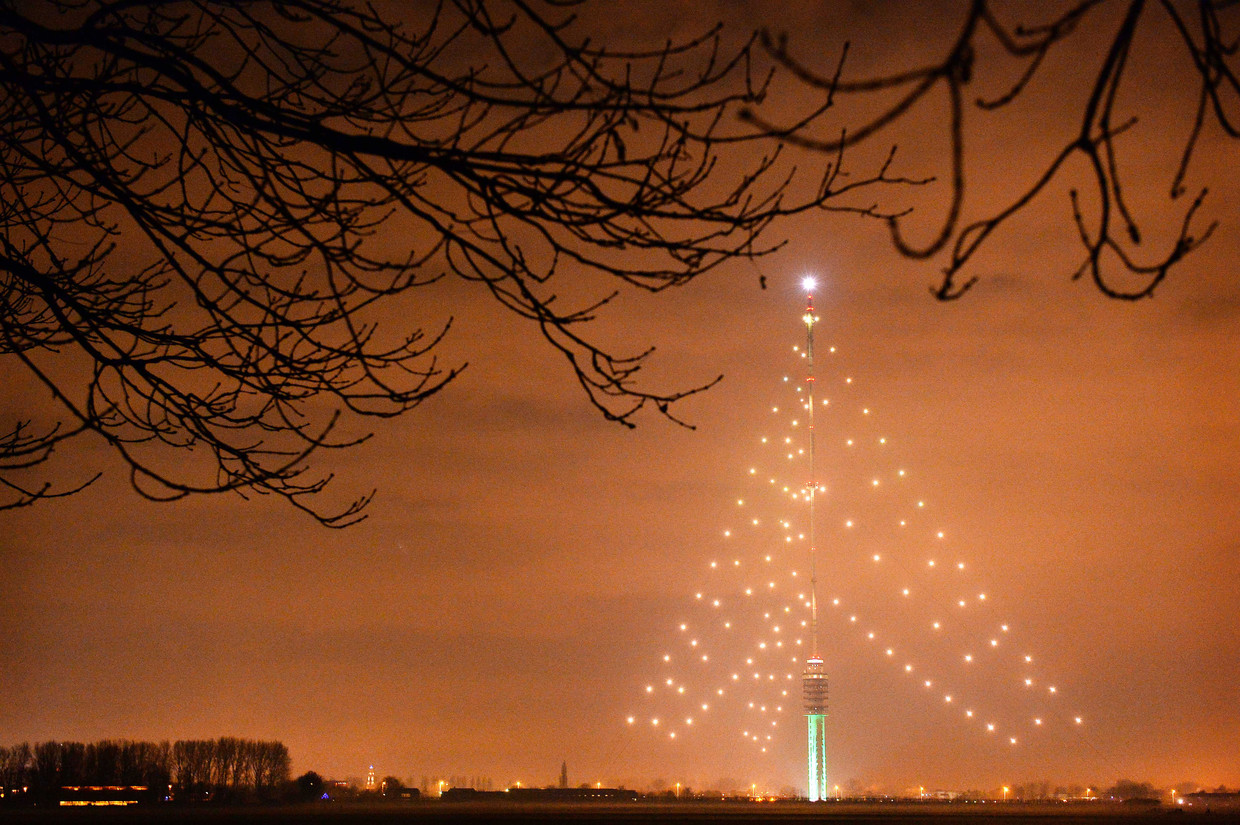 Grootste kerstboom van Nederland kan niet stralen door ...