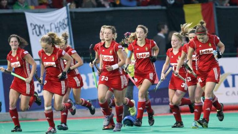 Belgische hockeydames naar Spelen na verpletterende zege ...