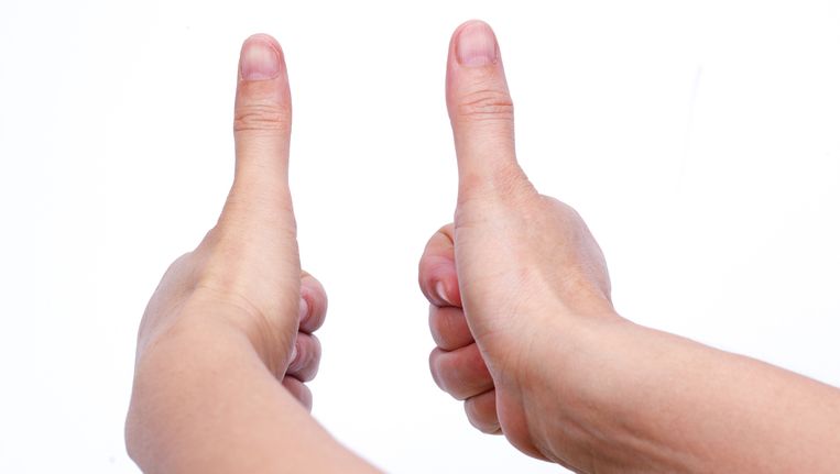 Duimspieren vormen kern van menselijke beschaving