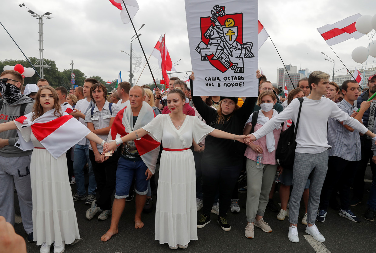 In Wit Rusland Spelen Vrouwen De Hoofdrol In De Straatprotesten Humo