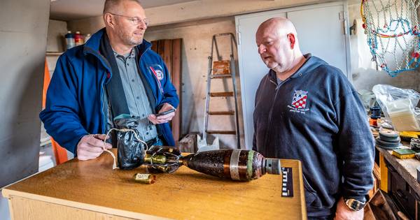 Man vindt mortiergranaat in schuurtje Stampersgat