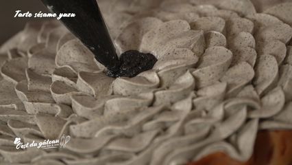 5. Tarte sésame yuzu