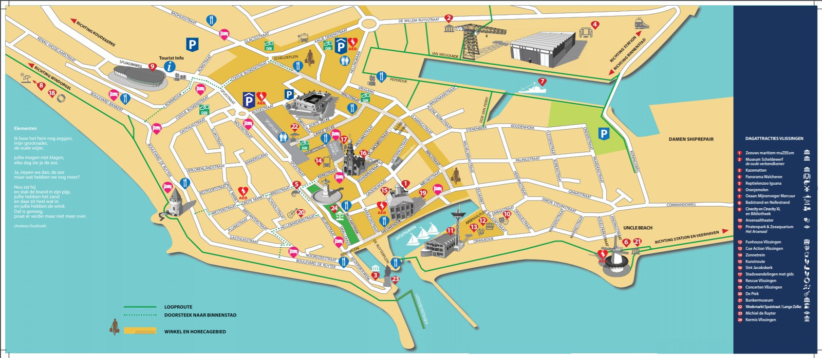 Nieuwe plattegrond van stadshart Vlissingen | Foto | pzc.nl