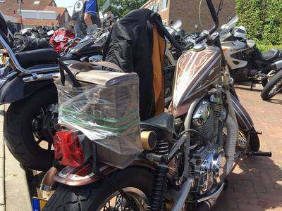 Satudarah rijdt in Middelburg zonder verboden clubkleuren