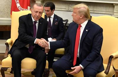 Trump ontvangt Turkse president Erdogan in Witte Huis