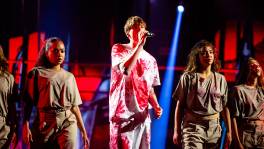Bas verdedigt met ‘What About Us’ de kleuren van Team Koen