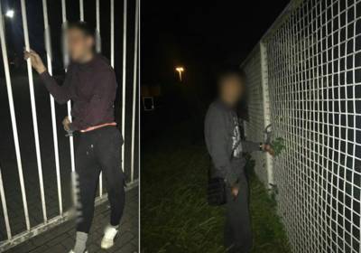 Koperdieven aan hek geketend bij aanhouding