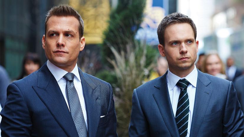 Mike en Harvey in Suits