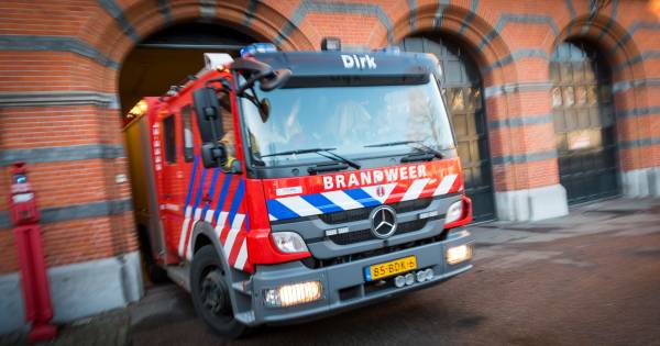 Brandweer massaal naar brand in Schoonhoven.