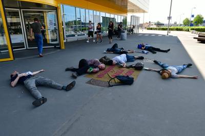 Demonstratie in Duiven om aandacht voor klimaatverandering te vragen
