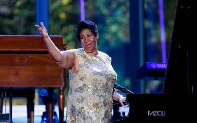 Plaquette bij geboortehuis Queen of Soul Aretha Franklin