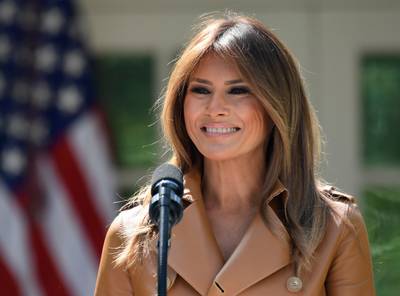Aan nierkwaal behandelde Melania Trump weer terug in het Witte Huis