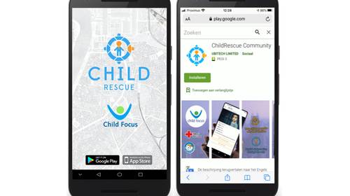 Child Focus lanceert opsporingsapp