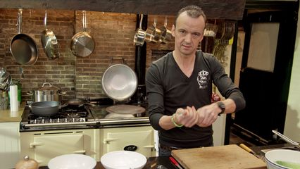 149. Mechelse koekoek met spinazie en shiitake