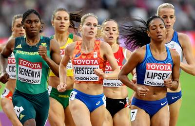 Halve finales 800 meter eindstation voor Verstegen