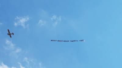 Doetinchem slaat terug met eigen vliegtuig: 'Nooit meer naar Twente toe'