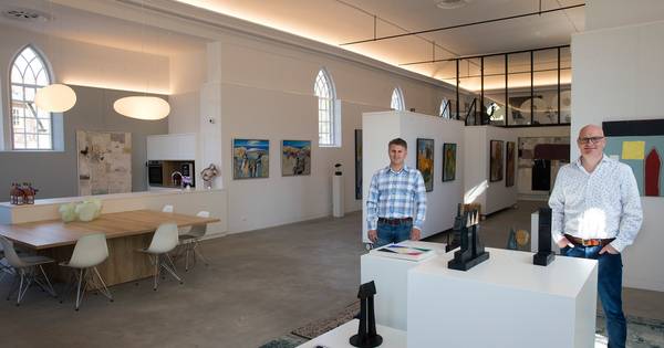 Broers Rick en Mike openen kerkje met kunst voor iedereen