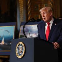 Trump onthult plannen voor nieuwe ‘Trump-klasse’ slagschepen: ‘Groter, sneller en honderd keer krachtiger’