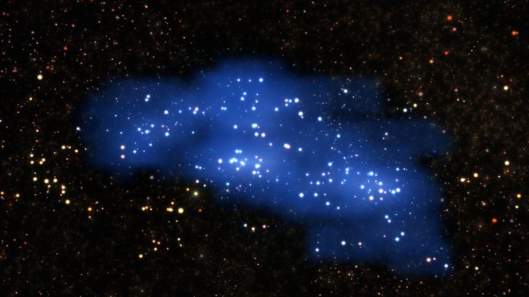 Het protosupercluster Hyperion.