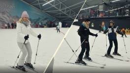 Julie en Maxime Vermeire op skiles: "Maxime is een talent"