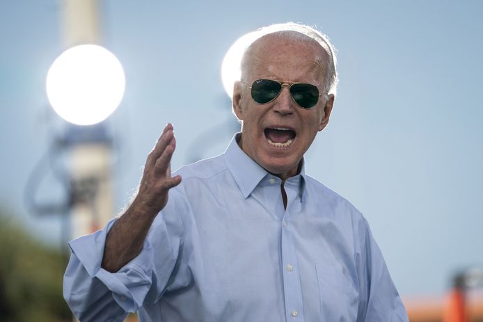 Joe Biden lors d'un rassemblement de campagneau Broward College ce 29 octobre 2020 à Coconut Creek, en Floride.