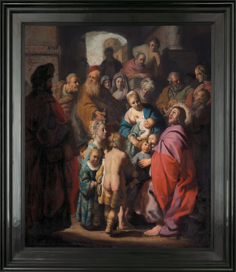 Rembrandt, Let the little children come to me