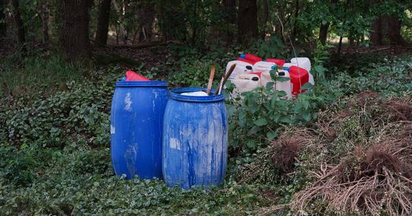 Vaten vol afval in de bossen bij Beerze gedumpt - De Stentor