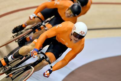 Hoogland naar laatste vier EK baanwielrennen in Berlijn