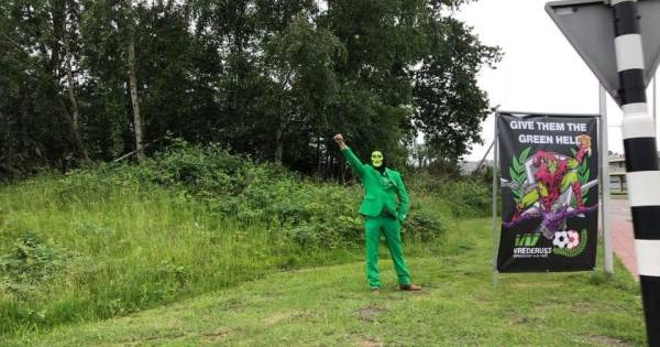 Vrederust imiteert De Graafschap-Joker: 'Give them the green hell' - Oozo.nl