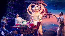 King Krab neemt je mee op haar kerstslee