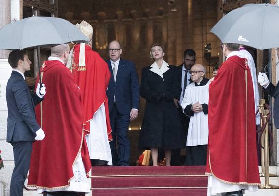 Prinses Charlene van Monaco in een prachtige fifties chic look