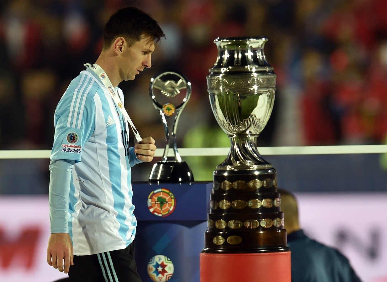 Opa Messi: Lionel was lui in finale Copa América | Foto | AD.nl