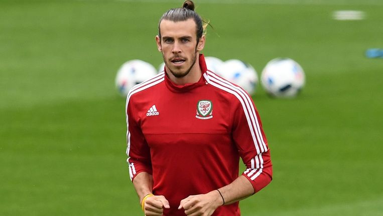 Gareth Bale in Wells training.  image output