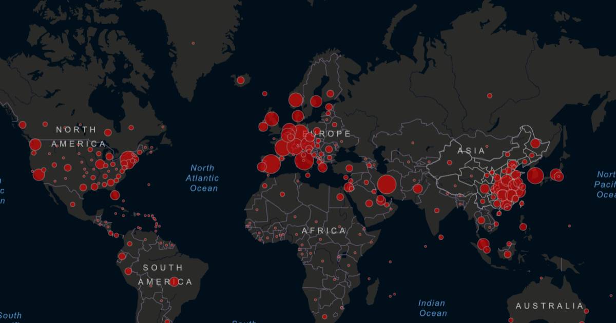 Suivez l’évolution de la pandémie en temps réel | Santé | 7sur7.be