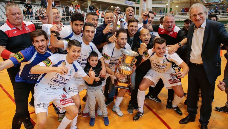 Hasselt Wint Na Beklijvende Finale Zijn Eerste Beker Van Belgie Futsal Meer Sport Sport Hln